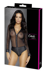 Cottelli Party - Transparenter Body - Schwarz