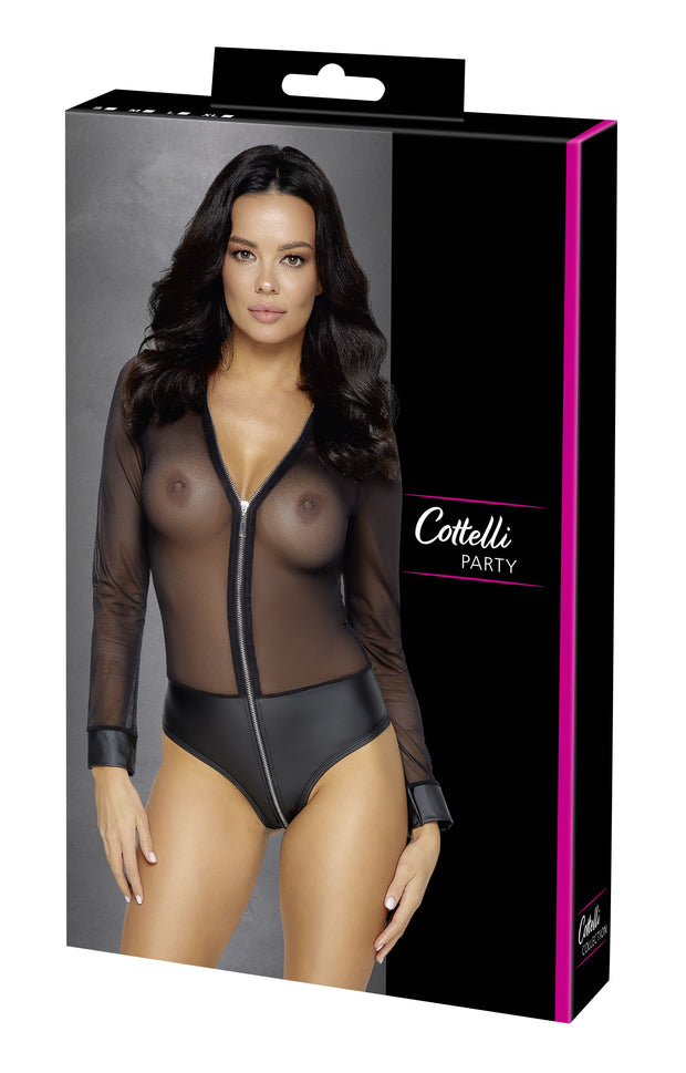Cottelli Party - Transparenter Body - Schwarz