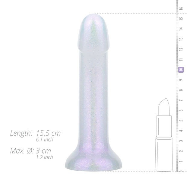 Meerjungfrau Glitzer Dildo - 15 cm