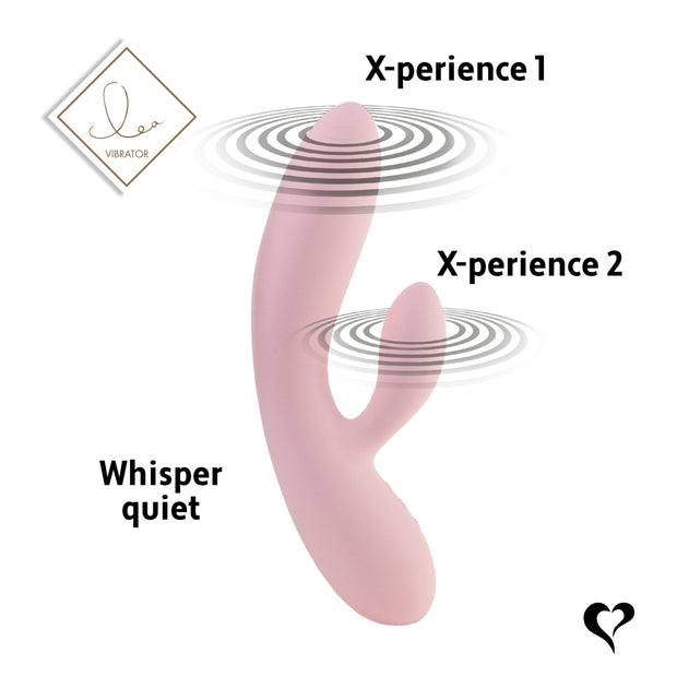 FeelzToys - Lea Rabbit Vibrator - Hellrosa
