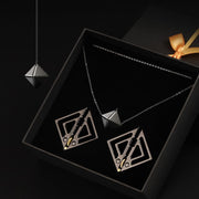 LOCKINK - Verstellbare Nippelklemmen mit schwerem Anhänger - grau