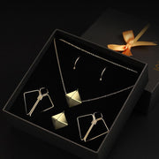 LOCKINK - Nippelklemmen mit schwerem Anhänger - gold