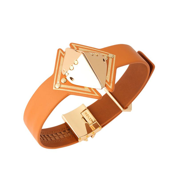 LOCKINK - Haltungskragen - braun