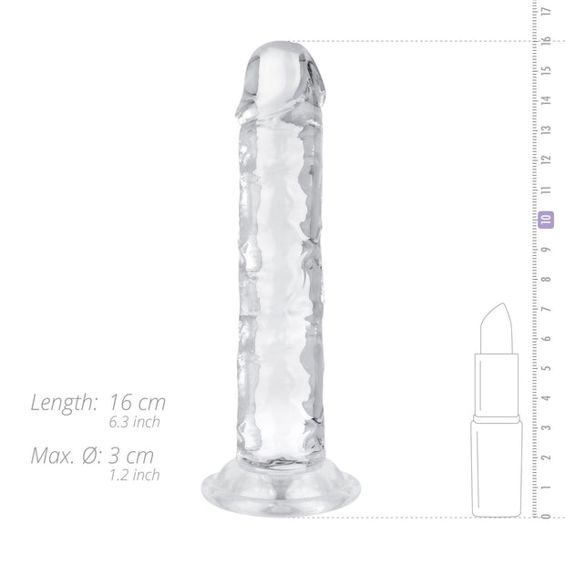 Jelly Dildo ohne Hoden - 14 cm