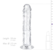 Jelly Dildo ohne Hoden - 16 cm