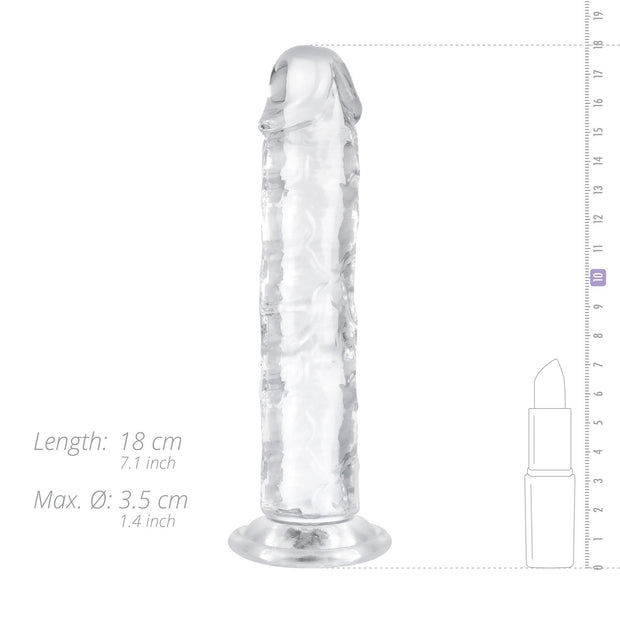 Jelly Dildo ohne Hoden - 16 cm