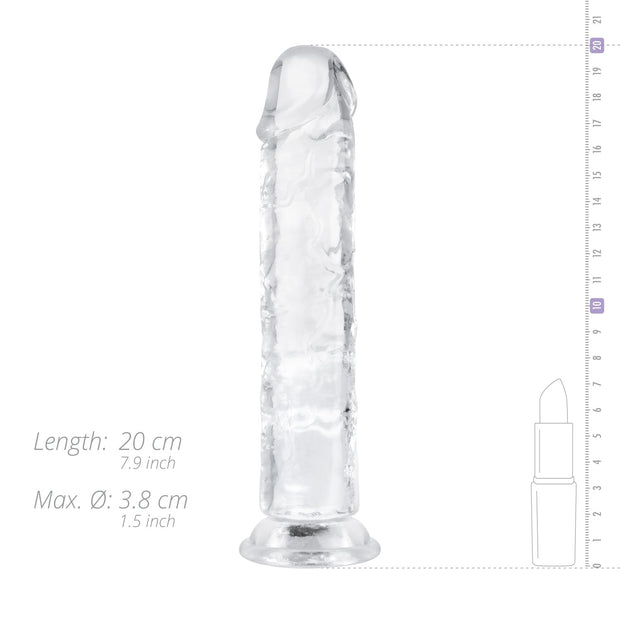 Jelly Dildo ohne Hoden - 18 cm