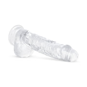 Jelly Dildo mit Hoden - 13,5 cm