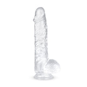 Jelly Dildo mit Hoden - 15 cm