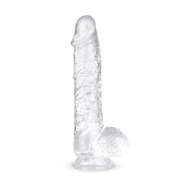 Jelly Dildo mit Hoden - 15 cm