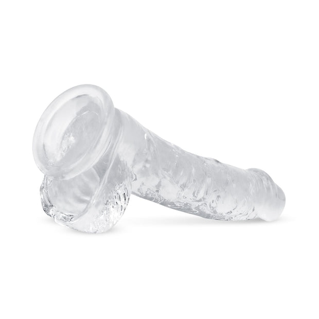 Jelly Dildo mit Hoden - 15 cm