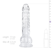 Jelly Dildo mit Hoden - 15 cm