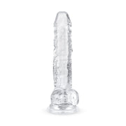 Jelly Dildo mit Hoden - 17 cm