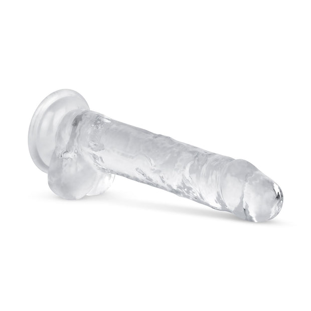 Jelly Dildo mit Hoden - 17 cm