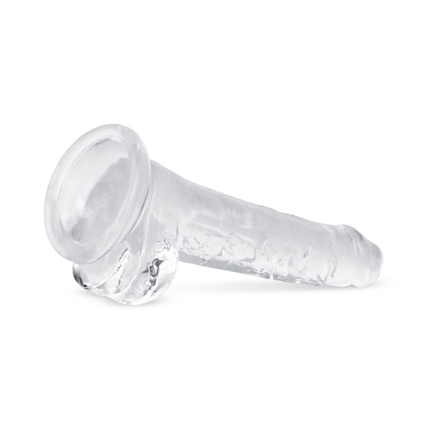 Jelly Dildo mit Hoden - 17 cm