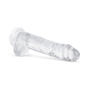 Jelly Dildo mit Hoden - 19 cm