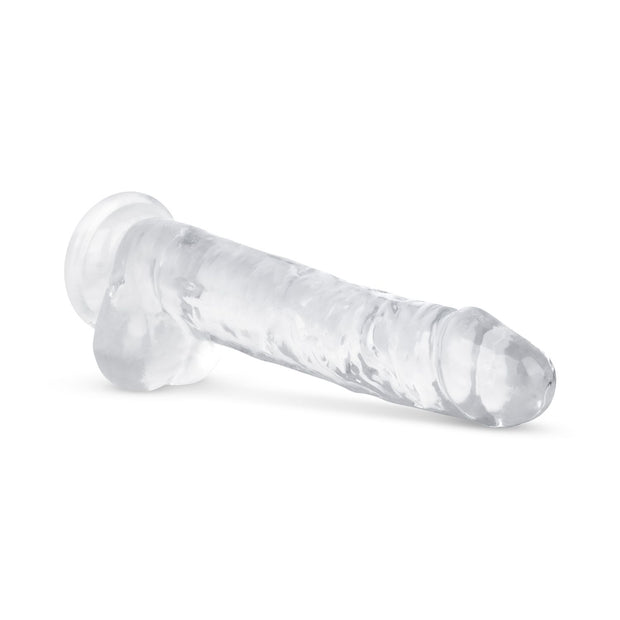 Jelly Dildo mit Hoden - 19 cm