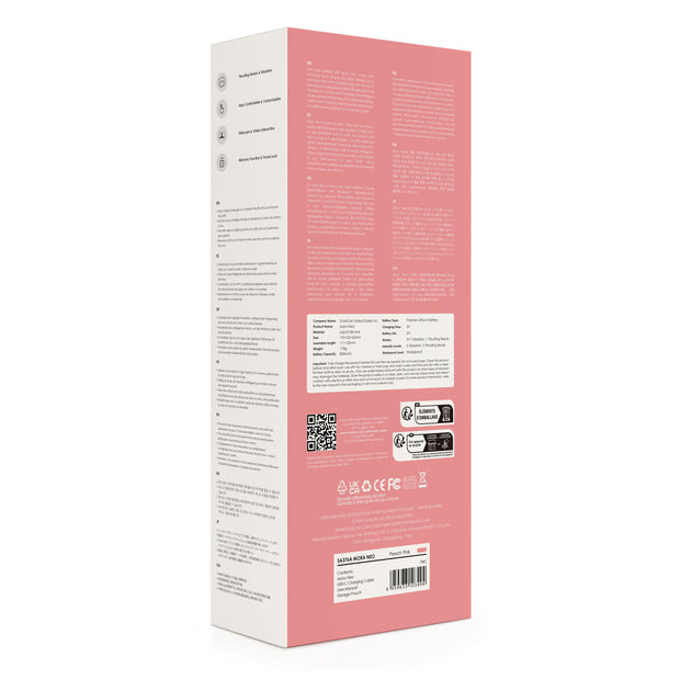 SVAKOM - Mora Neo Interaktiver Stoßvibrator - Pfirsich