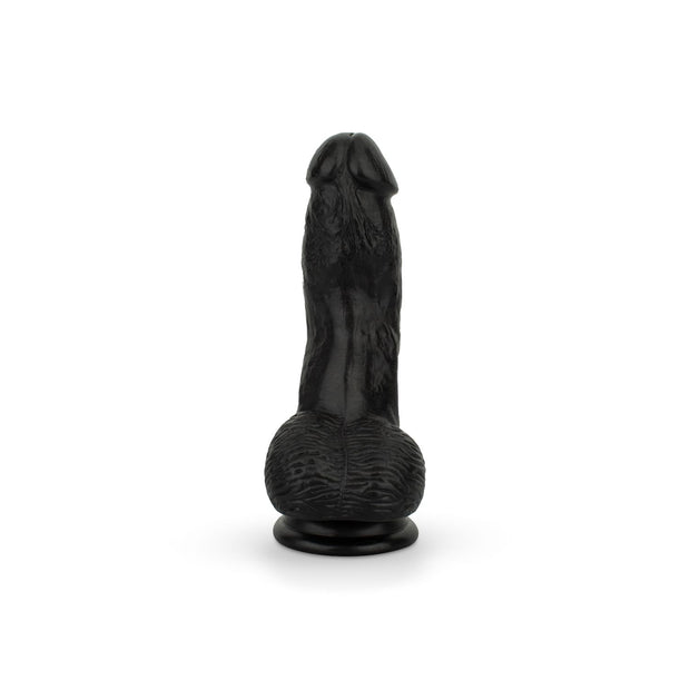Dildo mit Hoden 12 cm - Schwarz