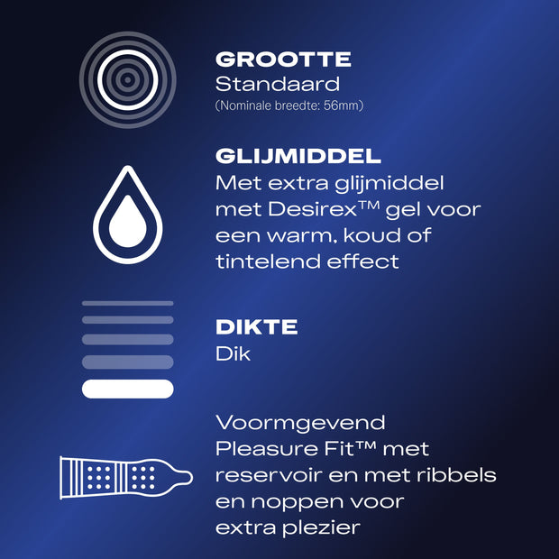 Durex Kondome Orgasm Intense - 10 Stück
