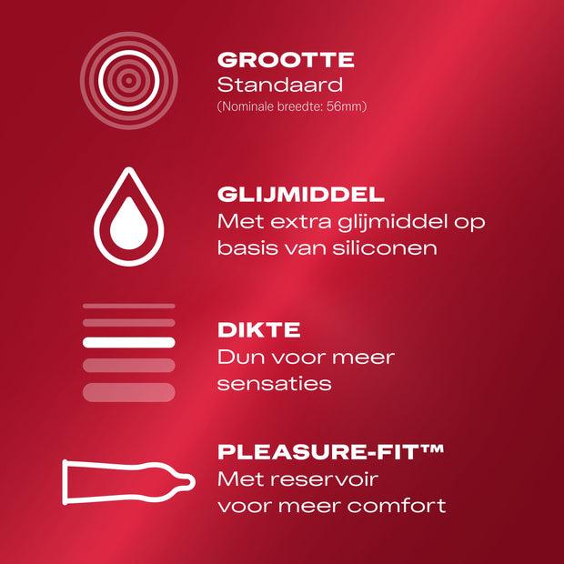 Durex Thin Gefühlsecht Extra feucht - 10 Kondome