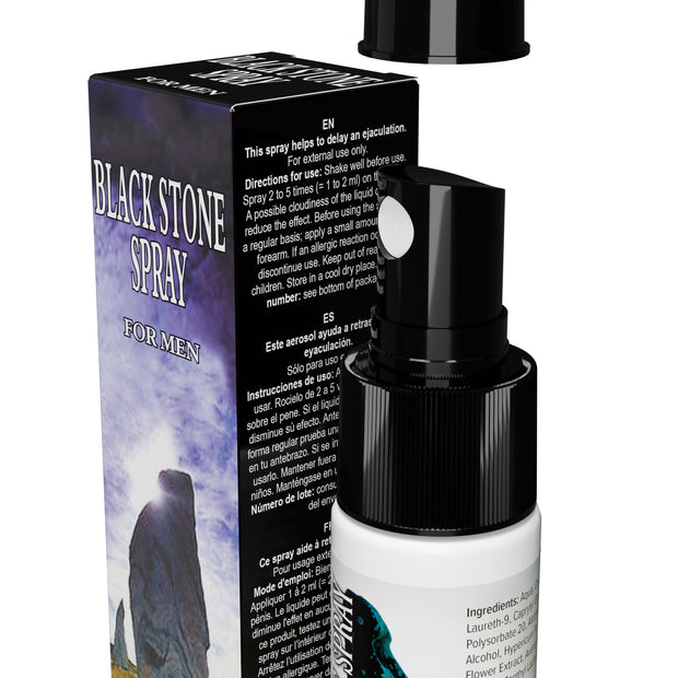Orgasme Vertragende Spray - Black Stone