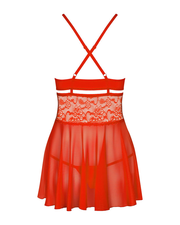 Babydoll Set - Rood