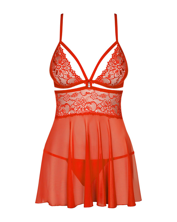 Babydoll Set - Rood