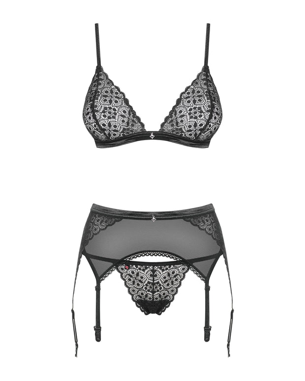 3-teiliges BH-Set Shibu - schwarz