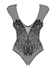 Netzstoff-Body mit offenem Intimbereich