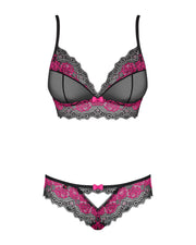 Tulia 2-Delige BH Set - Zwart/Roze