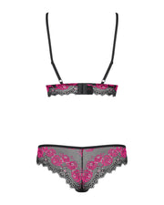 Tulia 2-Delige BH Set - Zwart/Roze