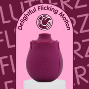Skins Rose Buddies - Der Rose Flutterz Vibrator - Bordeaux