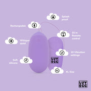 Luv Egg XL - Violett