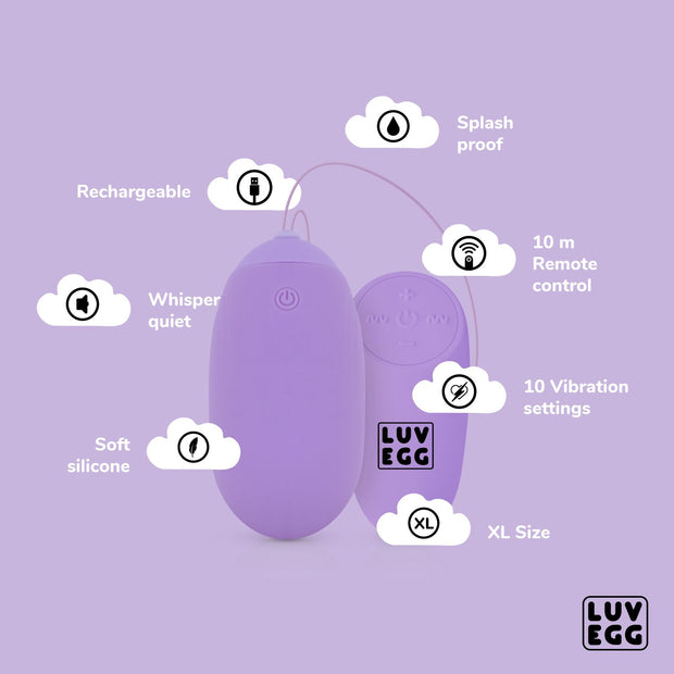 Luv Egg XL - Violett