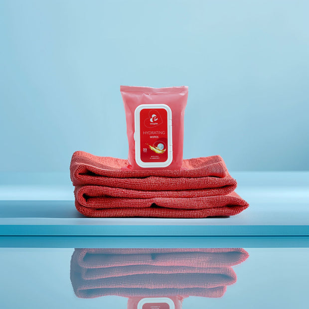 EasyGlide Feuchtigkeitstücher mit Gleitmittel und Ölen