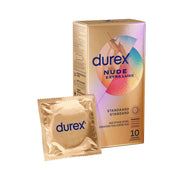 Durex - Kondome Nude Extra Gleitmittel - 10 Stück