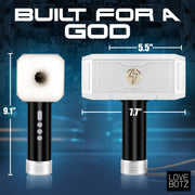 XR Brands - Thunder Stroker Saugender Masturbator - Silber & Schwarz