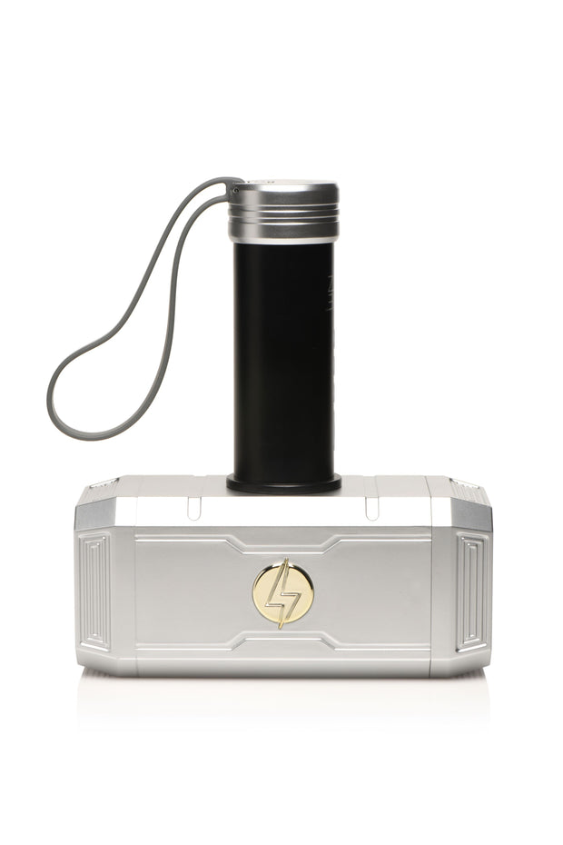 XR Brands - Thunder Stroker Saugender Masturbator - Silber & Schwarz