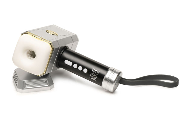 XR Brands - Thunder Stroker Saugender Masturbator - Silber & Schwarz