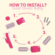 Rabbit Vibrator in Pink