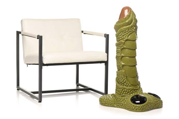 XR Brands - Riesiger Schuppiger Sumpfmonster-Dildo - Grün