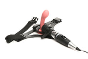 XR Brands - Thunder Strap Wand Oberschenkel-Harness - Schwarz