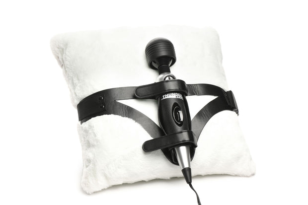 XR Brands - Thunder Strap Wand Oberschenkel-Harness - Schwarz