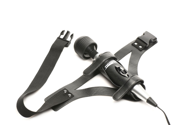 XR Brands - Thunder Strap Wand Oberschenkel-Harness - Schwarz