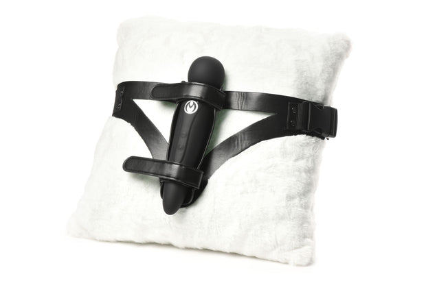 XR Brands - Thunder Strap Wand Oberschenkel-Harness - Schwarz