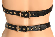 XR Brands - Körpergeschirr für Frauen - Schwarz