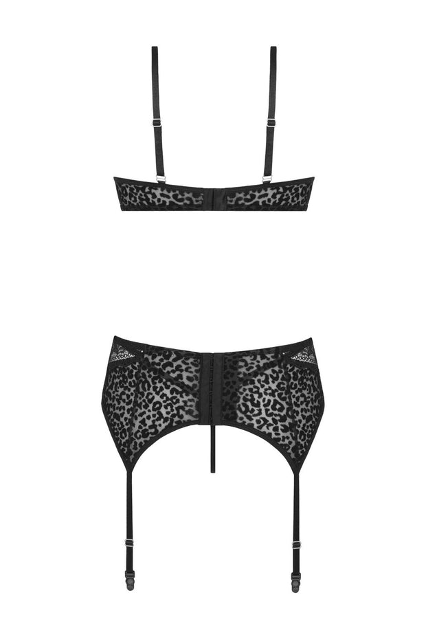 3-teiliges Dessous-Set Sanne - schwarz