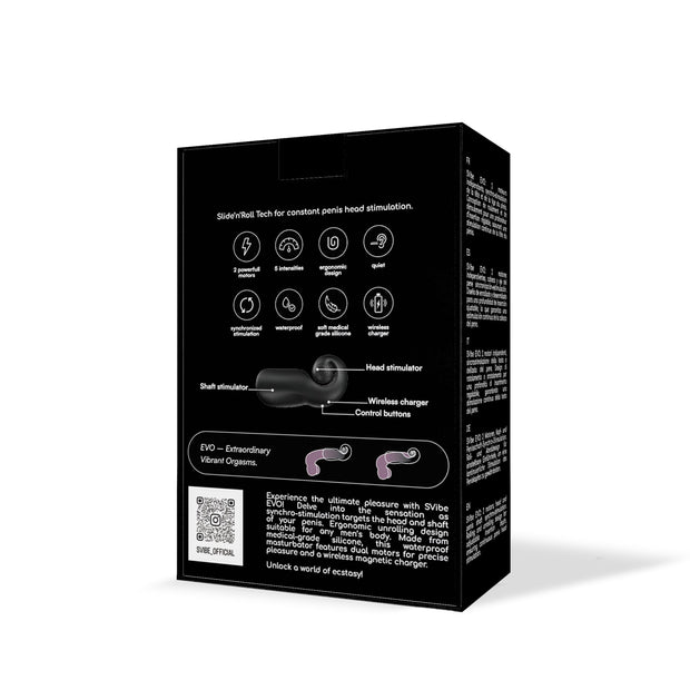 Snail Vibe EVO Masturbator - Schwarz