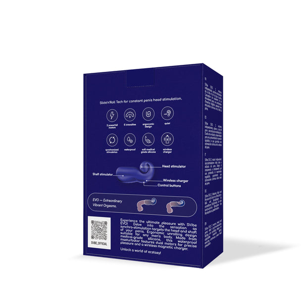 Snail Vibe EVO Masturbator - Marineblau